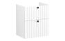 VitrA Root Groove 60cm 2 Drawer Slim Washbasin Unit - Matt White