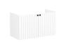 VitrA Root Groove 100cm 2 Door Washbasin Unit - Matt White