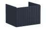 VitrA Root Groove 60cm 1 Drawer Washbasin Unit - Matt Dark Blue
