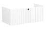 VitrA Root Groove 100cm 1 Drawer Washbasin Unit - Matt White
