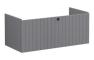 VitrA Root Groove 100cm 1 Drawer Washbasin Unit - Matt Grey