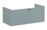 VitrA Root Groove 100cm 1 Drawer Washbasin Unit - Matt Fjord Green