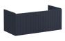 VitrA Root Groove 100cm 1 Drawer Washbasin Unit - Matt Dark Blue