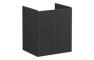 VitrA Root Groove 60cm 2 Drawer Washbasin Unit - Matt Graphite