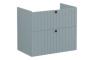 VitrA Root Groove 80cm 2 Drawer Washbasin Unit - Matt Fjord Green