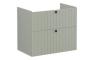 VitrA Root Groove 80cm 2 Drawer Washbasin Unit - Matt Retro Green