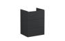 VitrA Root Groove 60cm 3 Drawer Washbasin Unit - Matt Graphite