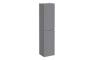 VitrA Root Groove 40cm 2 Door Tall Unit (LH Hinge) - Matt Grey
