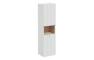 VitrA Root Groove 40cm 2 Door Semi-Tall Unit w/Laundry Basket (LH Hinge) - Matt Light Grey