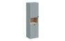 VitrA Root Groove 40cm 2 Door Semi-Tall Unit w/Laundry Basket (LH Hinge) - Matt Fjord Green