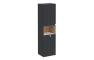 VitrA Root Groove 40cm 2 Door Semi-Tall Unit w/Laundry Basket (LH Hinge) - Matt Graphite