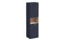 VitrA Root Groove 40cm 2 Door Semi-Tall Unit w/Laundry Basket (LH Hinge) - Matt Dark Blue