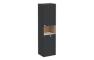 VitrA Root Groove 40cm 2 Door Semi-Tall Unit w/Laundry Basket (RH Hinge) - Matt Graphite