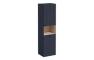 VitrA Root Groove 40cm 2 Door Semi-Tall Unit w/Laundry Basket (RH Hinge) - Matt Dark Blue