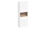 VitrA Root Groove 55cm 2 Door Semi-Tall Unit (LH Hinge) - Matt White