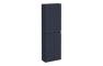 VitrA Root Groove 55cm 2 Door Slim Tall Unit (LH Hinge) - Matt Dark Blue