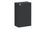VitrA Root Groove 40cm 1 Door Slim Lower/Base Unit (RH Hinge) - Matt Graphite