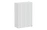 VitrA Root Groove 60cm 1 Door Upper/Wall Unit (LH Hinge) - Matt Light Grey