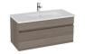 VitrA S20 Square 100cm 1 Drawer Wall Hung Basin Unit - Cordoba
