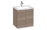 VitrA S20 Square 60cm 2 Door Wall Hung Basin Unit - Cordoba