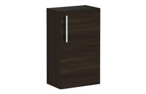 VitrA Root Flat 40cm 1 Door Slim Lower/Base Unit (RH Hinge) - Walnut