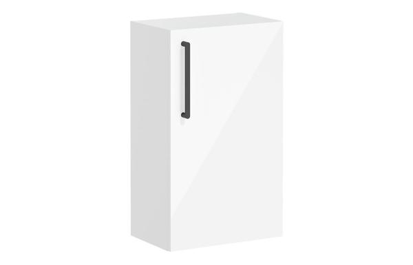 VitrA Root Flat 40cm 1 Door Slim Lower/Base Unit (RH Hinge) - High Gloss White