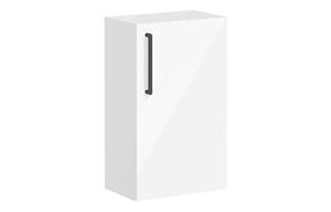 VitrA Root Flat 40cm 1 Door Slim Lower/Base Unit (RH Hinge) - High Gloss White