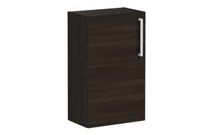 VitrA Root Flat 40cm 1 Door Slim Lower/Base Unit (LH Hinge) - Walnut