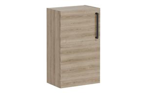 VitrA Root Flat 40cm 1 Door Slim Lower/Base Unit (LH Hinge) - Natural Oak