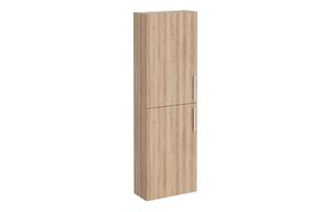 VitrA Root Flat 55cm 2 Door Slim Tall Unit (LH Hinge) - Natural Oak