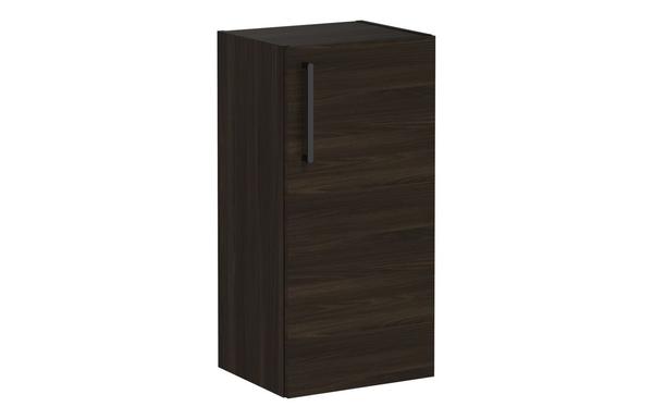 VitrA Root Flat 40cm 1 Door Lower/Base Unit (RH Hinge) - Walnut