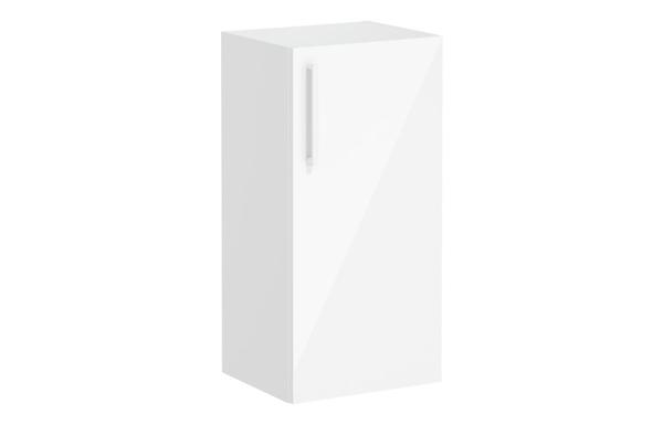 VitrA Root Flat 40cm 1 Door Lower/Base Unit (RH Hinge) - High Gloss White