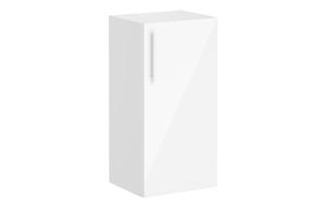 VitrA Root Flat 40cm 1 Door Lower/Base Unit (RH Hinge) - High Gloss White