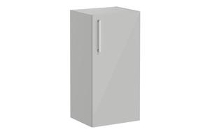 VitrA Root Flat 40cm 1 Door Lower/Base Unit (RH Hinge) - Shiny Pearl Grey