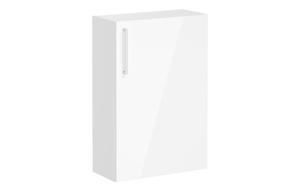 VitrA Root Flat 55cm 1 Door Slim Lower/Base Unit (RH Hinge) - High Gloss White