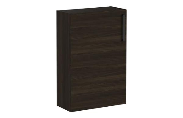 VitrA Root Flat 55cm 1 Door Slim Lower/Base Unit (LH Hinge) - Walnut