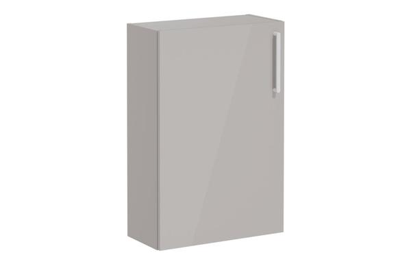 VitrA Root Flat 55cm 1 Door Slim Lower/Base Unit (LH Hinge) - Bright Sahara Beige