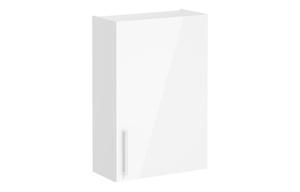 VitrA Root Flat 60cm 1 Door Upper/Wall Unit (RH Hinge) - High Gloss White