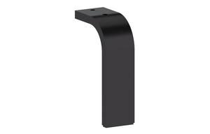 VitrA Root Flat Leg Set for 3 Drawer Units - Matt Black