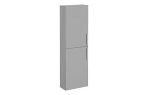 VitrA Root Flat 55cm 2 Door Slim Tall Unit (LH Hinge) - Matt Rock Grey