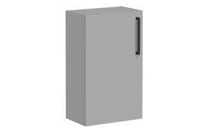VitrA Root Flat 40cm 1 Door Slim Lower/Base Unit (LH Hinge) - Matt Rock Grey