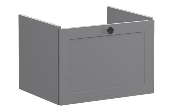 VitrA Root Classic 60cm 1 Drawer Washbasin Unit - Matt Grey