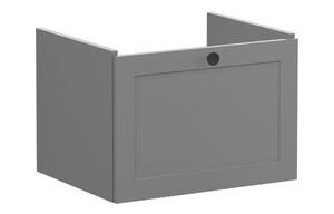 VitrA Root Classic 60cm 1 Drawer Washbasin Unit - Matt Grey