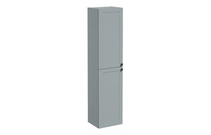 VitrA Root Classic 40cm 2 Door Tall Unit (LH Hinge) - Matt Fjord Green