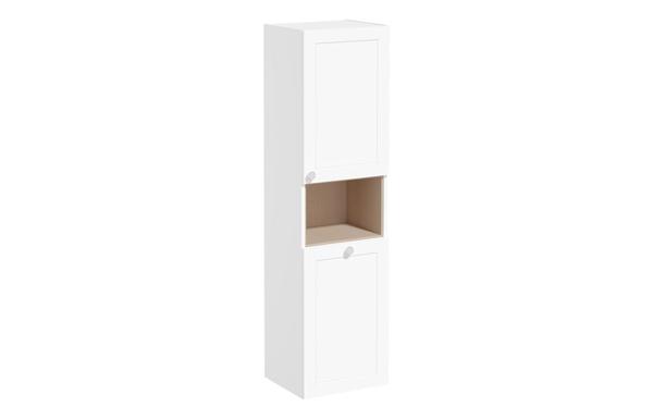 VitrA Root Classic 40cm 2 Door Semi-Tall Unit w/Laundry Basket (RH Hinge) - Matt White