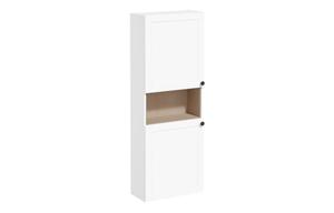 VitrA Root Classic 55cm 2 Door Semi-Tall Unit (LH Hinge) - Matt White