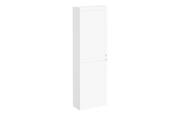 VitrA Root Classic 55cm 2 Door Slim Tall Unit (LH Hinge) - Matt White