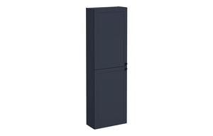 VitrA Root Classic 55cm 2 Door Slim Tall Unit (LH Hinge) - Matt Dark Blue