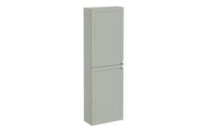 VitrA Root Classic 55cm 2 Door Slim Tall Unit (LH Hinge) - Matt Retro Green