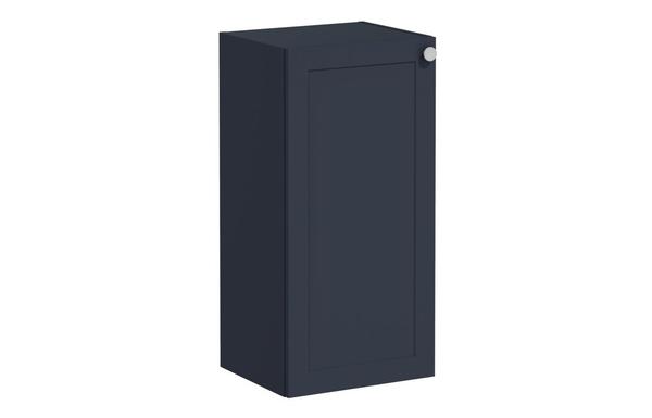 VitrA Root Classic 40cm 1 Door Lower/Base Unit (LH Hinge) - Matt Dark Blue